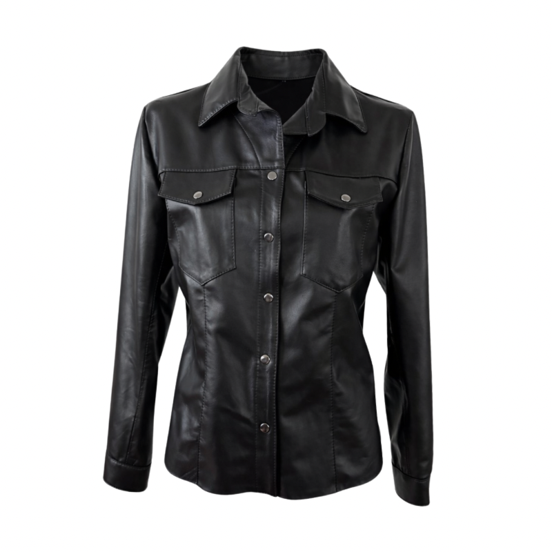 Camisa de Pelica Feminina Ref 800 - OMK Couro
