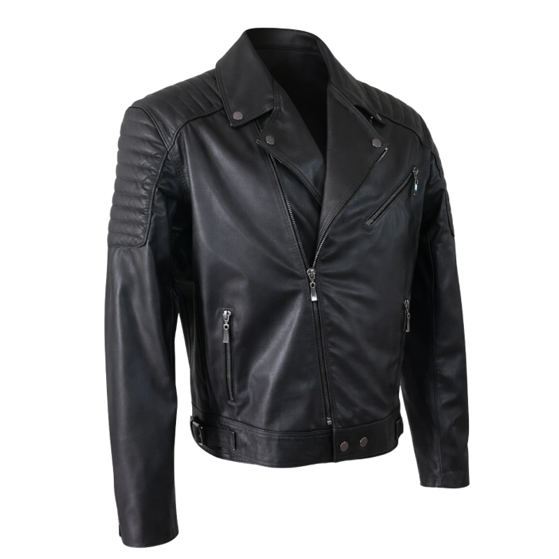 Chaqueta de cuero para hombre perfecto Rider