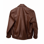 Jaqueta de Couro Bomber OVER Ref. 921