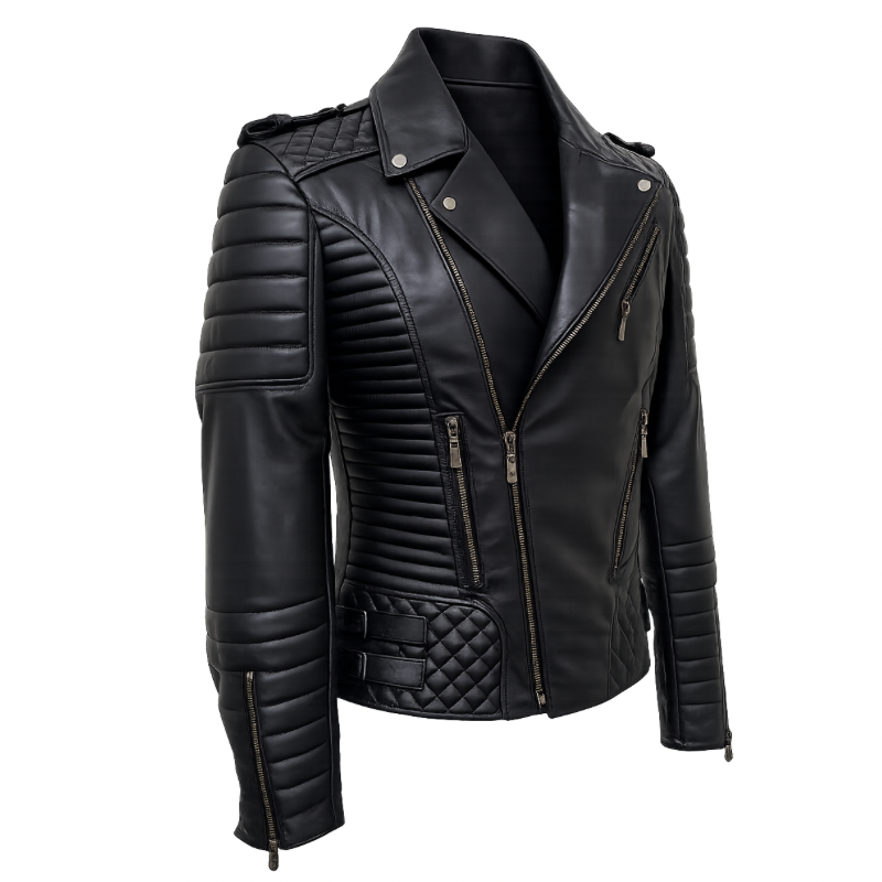 Chaqueta de cuero Perfecto para hombre Ref.556