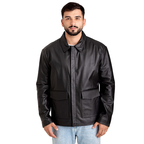 Chaqueta de cuero india