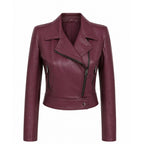 Jaqueta Perfecto OMK Couro 602 Bordo