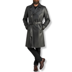 Abrigo de cuero para hombre Ref.611