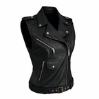 Colete de Couro Biker Ref. 362