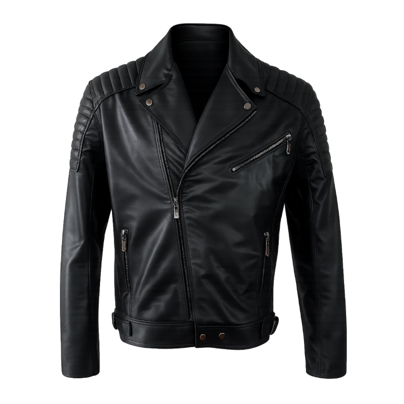Chaqueta de cuero para hombre perfecto Rider