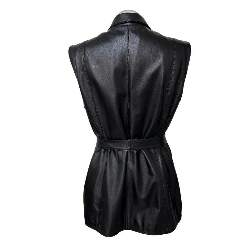 Maxi Chaleco de piel Ref. 361