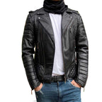 Chaqueta de cuero Perfecto para hombre Ref.556