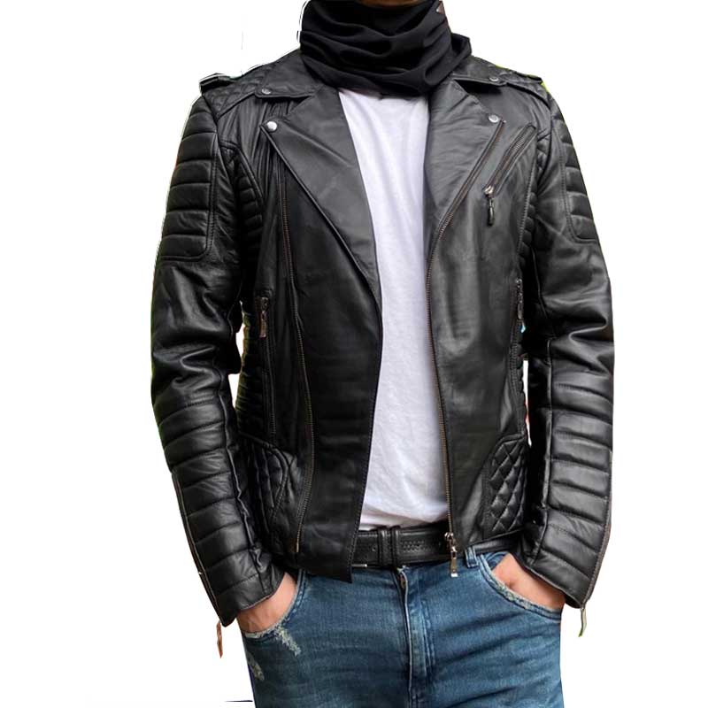 Jaqueta em Pelica Perfecto Masculina Ref.556