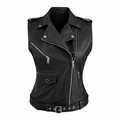 Colete de Couro Biker Ref. 362