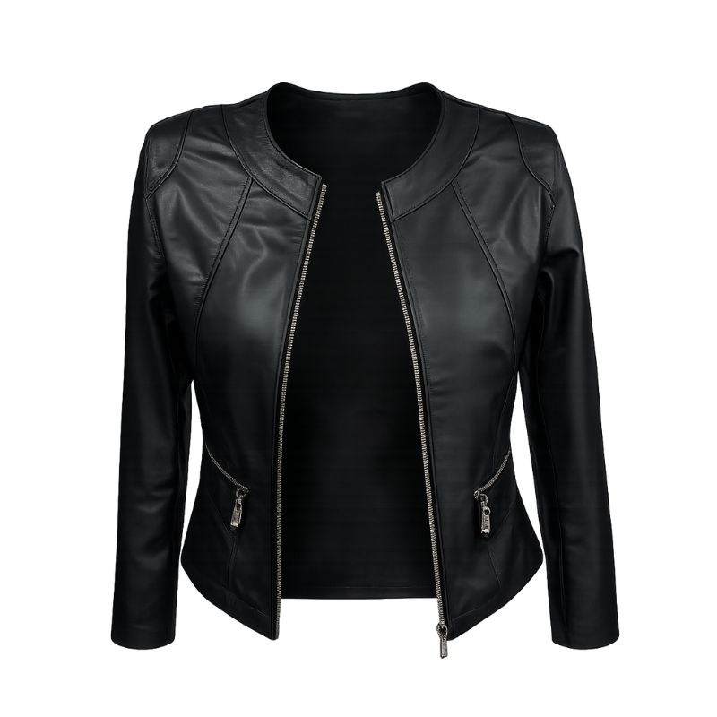 Jaqueta de Couro Feminina Ref. 533