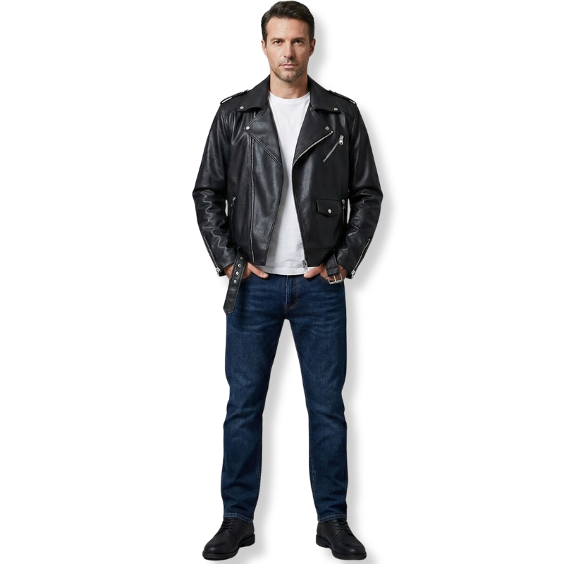 Jaqueta Perfecto Couro Ref 700