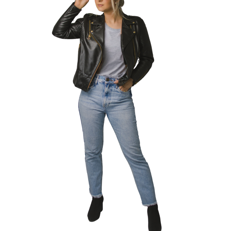 Jaqueta em Pelica Perfecto Ref. 558