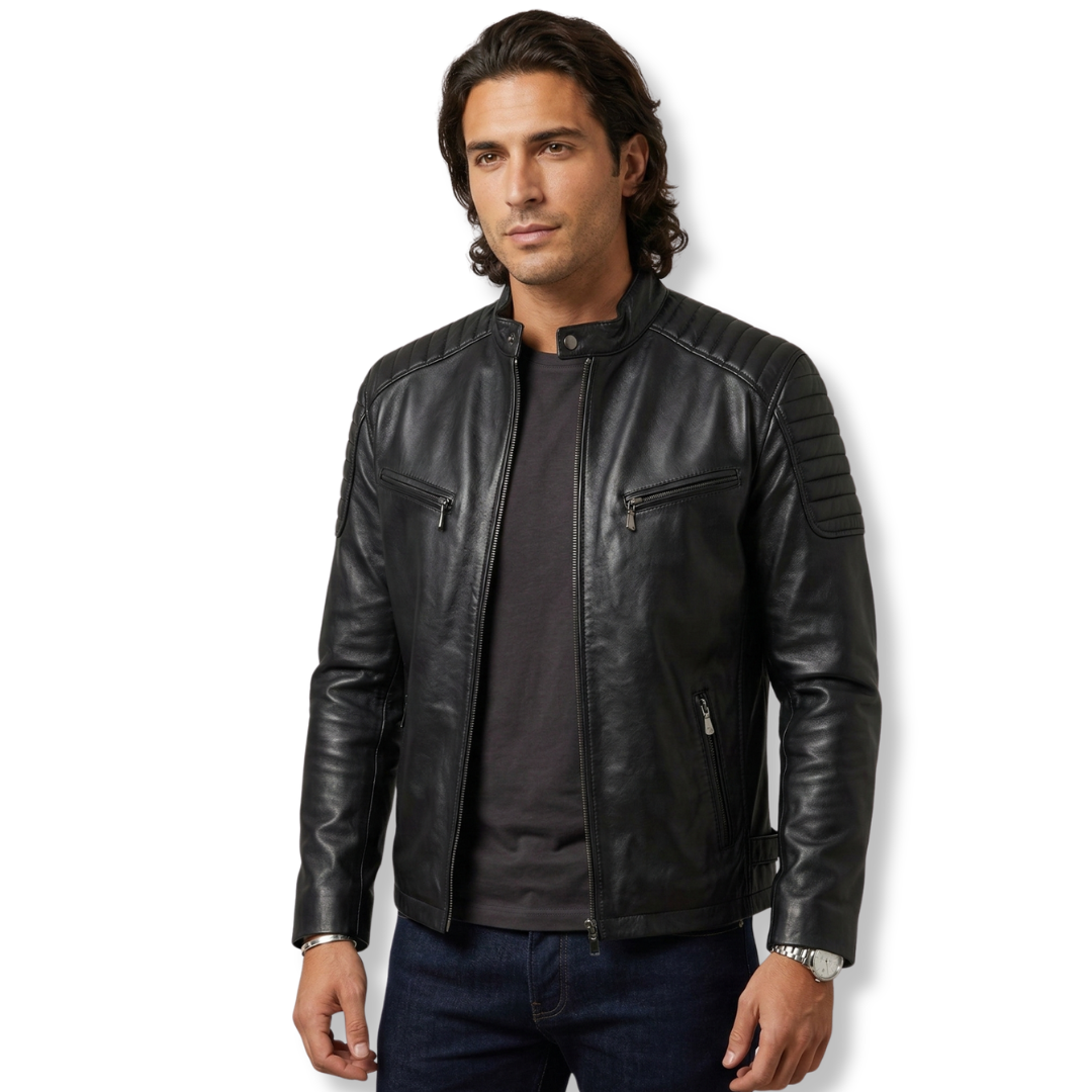 Jaqueta de Couro Masculina Ref. 782