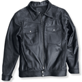 Men's Slim Leather Jacket Ref 788