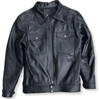 Men's Slim Leather Jacket Ref 788