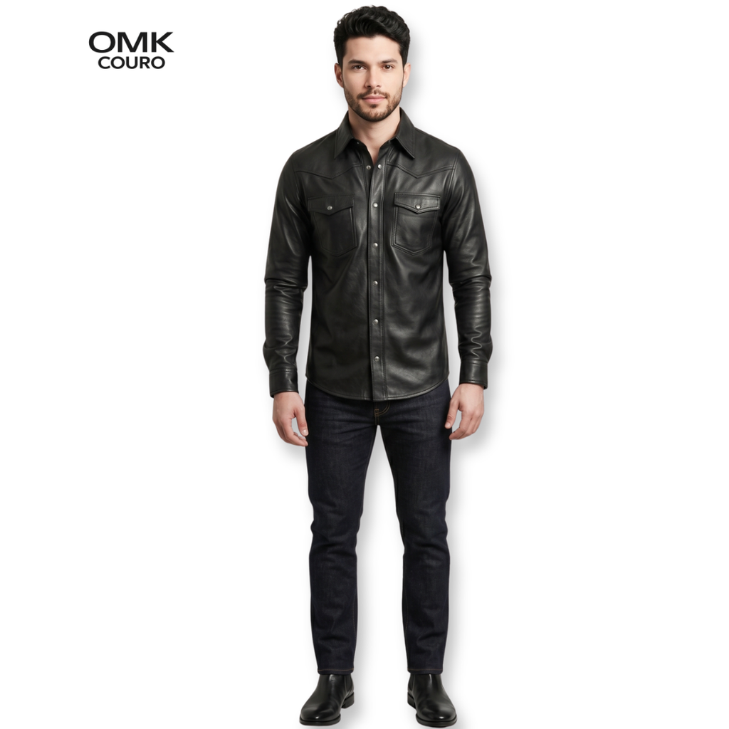 Camisa Masculina em Pelica
