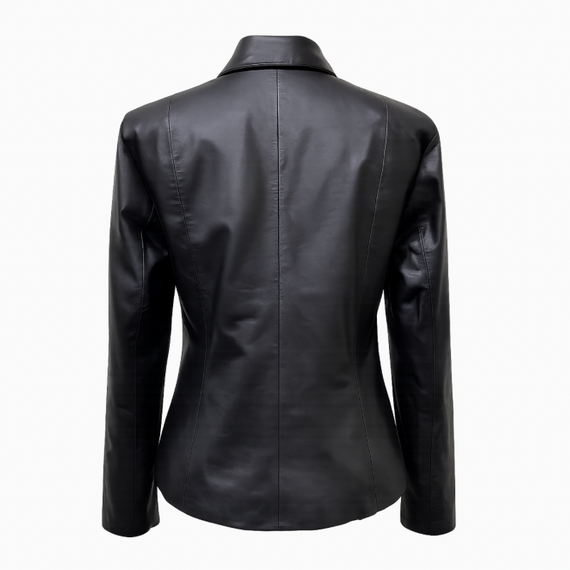 Jaqueta de Couro Feminina Spencer Ref.150