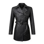 Abrigo de cuero para hombre Ref.611