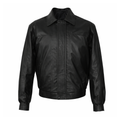Chaqueta de cuero para hombre tipo bomber Ref.920