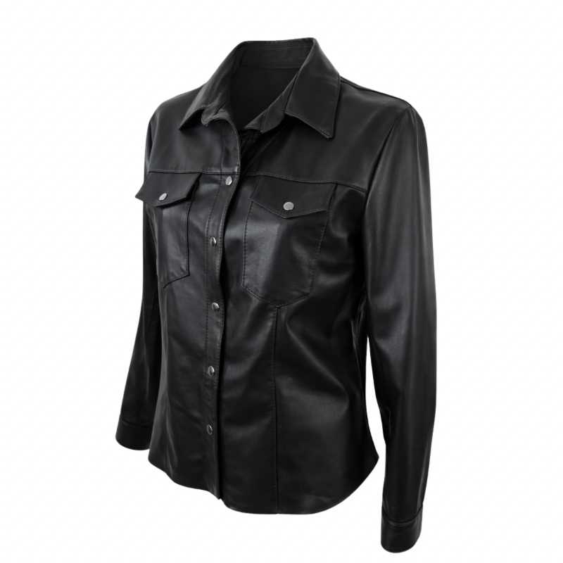 Camisa em Pelica Feminina Ref. 800