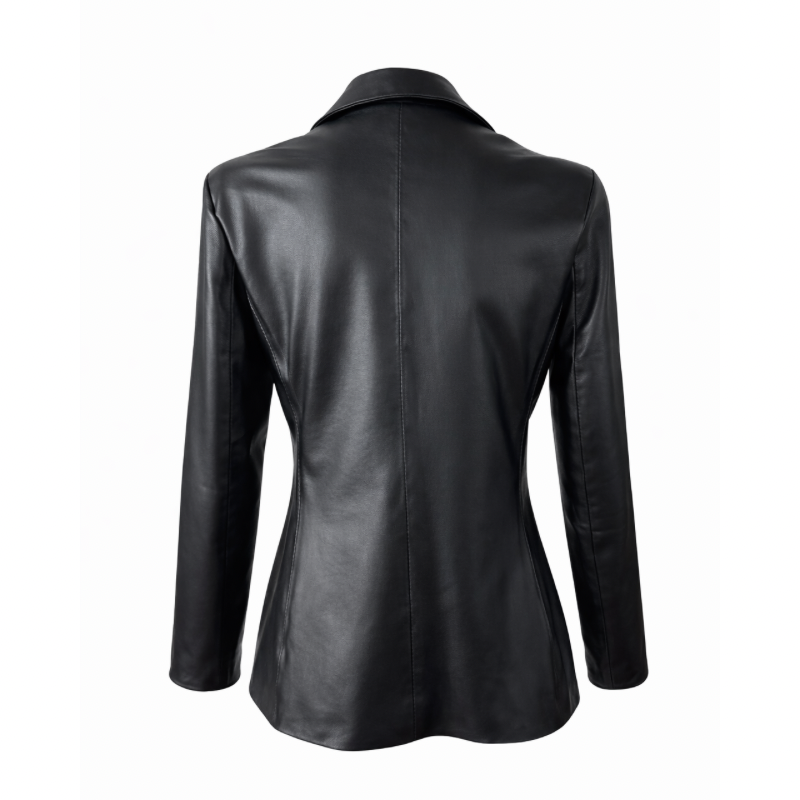 Blazer de Couro Feminino Ref.509