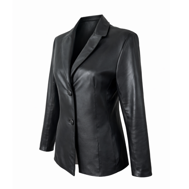 Blazer de Couro Feminino Ref.509