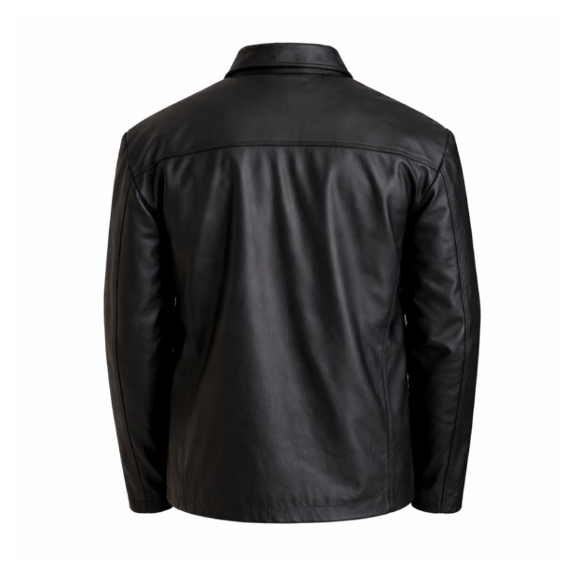 Chaqueta de cuero india