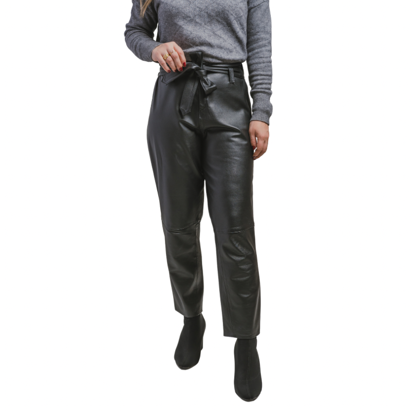 Calca de Couro Clochard Ref. 402