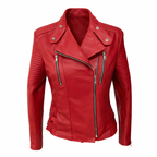 Jaqueta em Pelica Elysee Vermelha Ref. 659