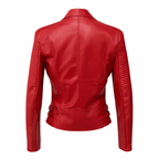 Jaqueta em Pelica Elysee Vermelha Ref. 659