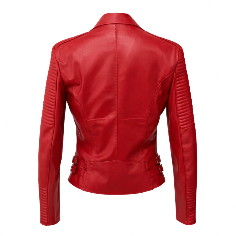 Jaqueta em Pelica Elysee Vermelha Ref. 659
