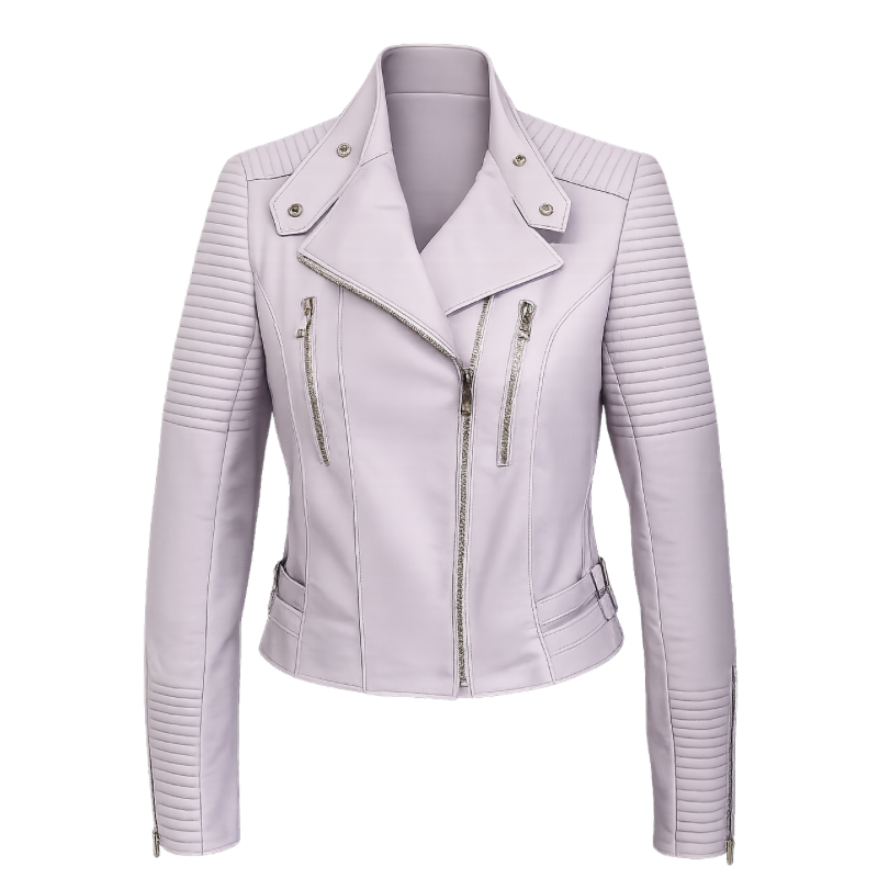 Jaqueta em Pelica Elysee Lilás Ref. 659