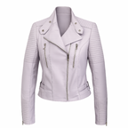 Jaqueta em Pelica Elysee Lilás Ref. 659