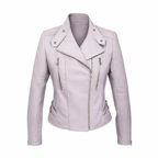 Jaqueta em Pelica Elysee Lilás Ref. 659