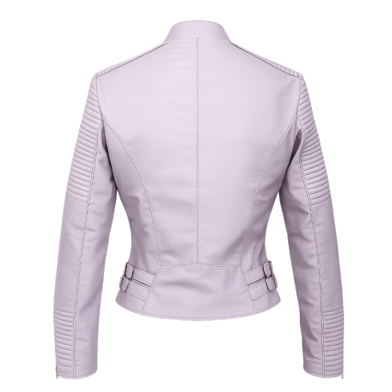 Jaqueta em Pelica Elysee Lilás Ref. 659