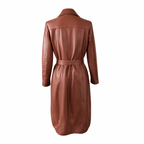 Sobretudo Feminino em Couro Havana Ref. 524