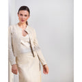 Jaqueta de Couro Vazado Off White Ref. 933
