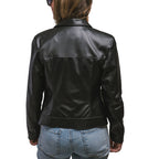 Jaqueta Feminina de Couro Clássica Ref 130