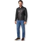Jaqueta de couro Slim Ref.301