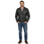 Jaqueta de Couro Masculina Perfecto Rider