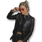 Jaqueta Perfecto em Couro Ref 654