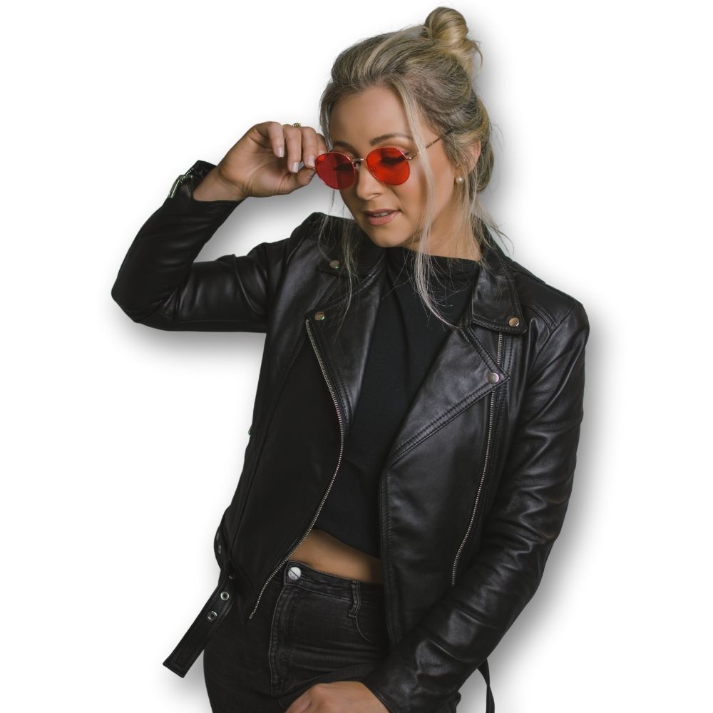 Jaqueta Perfecto em Couro Ref 654