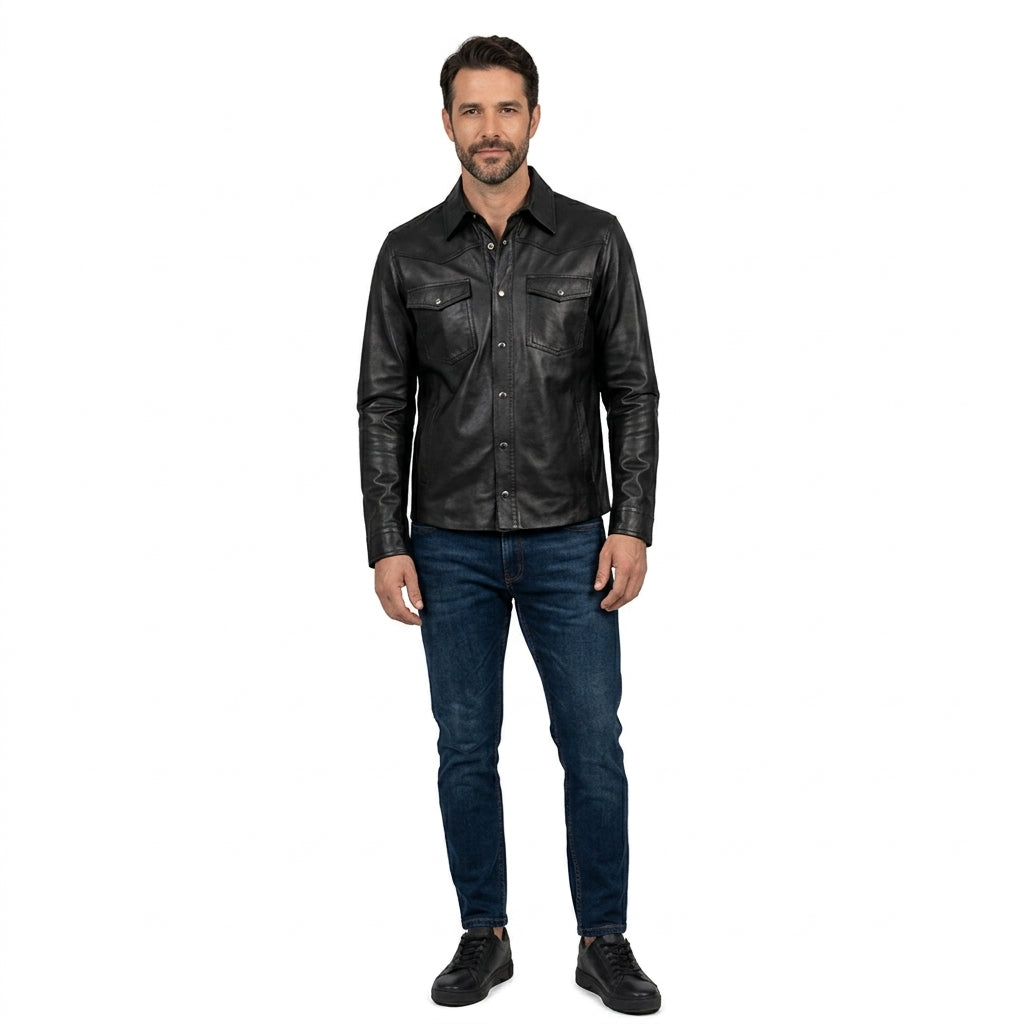Camisa Masculina em Pelica