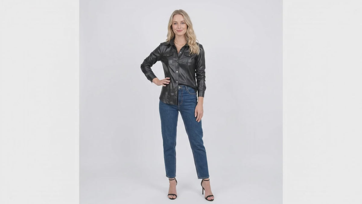 Camisa de Piel para Mujer Ref. 800