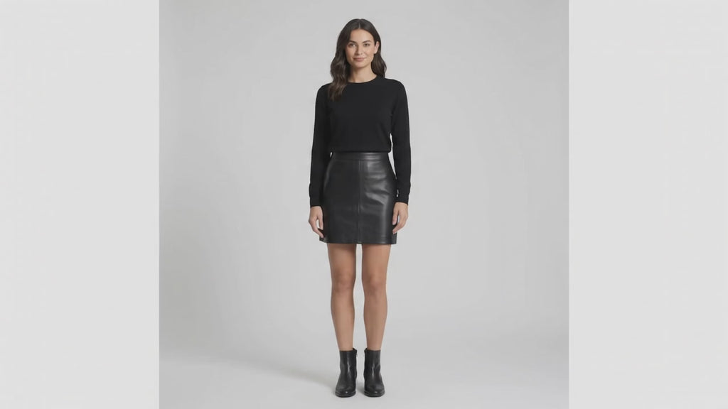 Minifalda de cuero Ref. 210