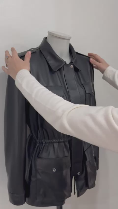 Parka em Couro Ref. 801