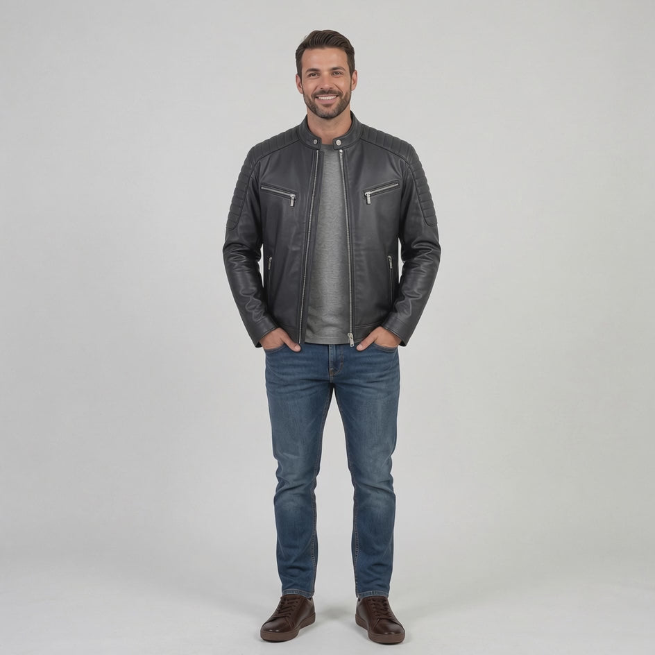 Men's Leather Jacket Ref. 782