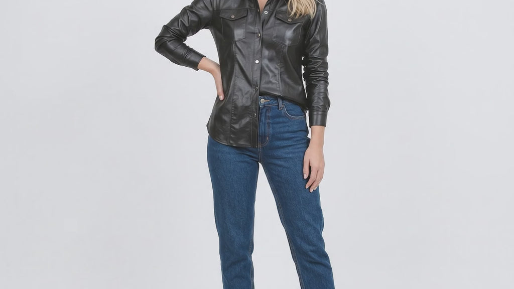 Camisa de Piel para Mujer Ref. 800